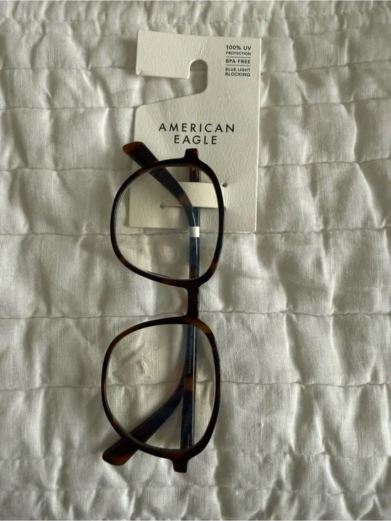 American Eagle Tortoiseshell Blue Light Blocking Glasses
