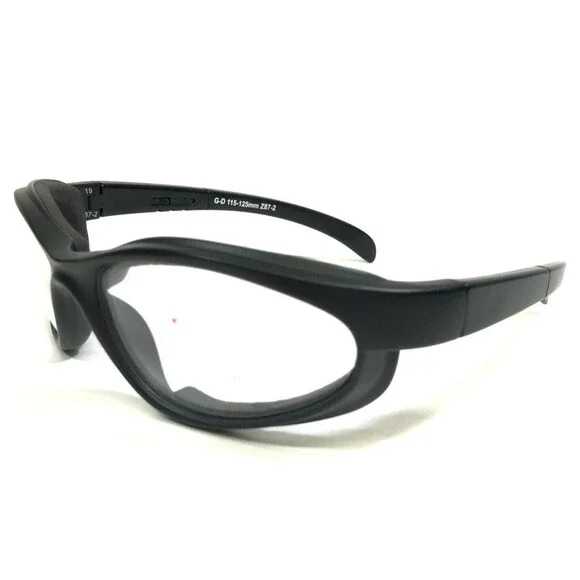 Guard-Dogs Safety Goggles Eyeglasses Frames GD 115 Matte Black Z87-2 57-19-125