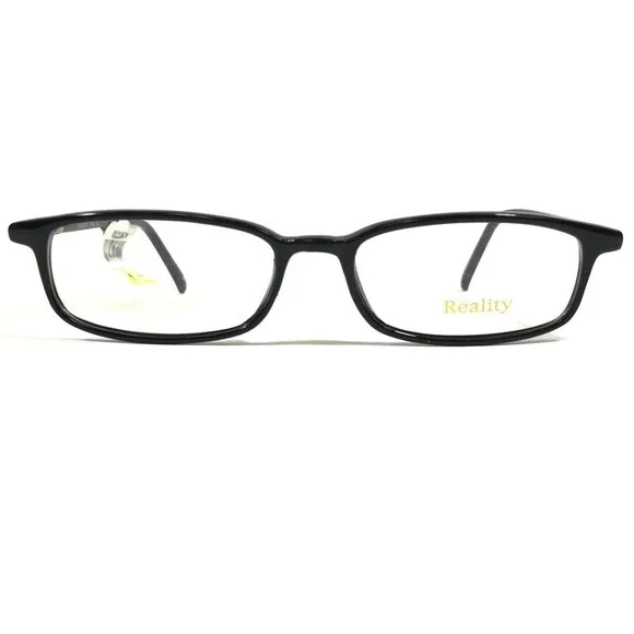 Reality R 3720 BLACK Eyeglasses Frames Rectangle Full Rim 50-17-140