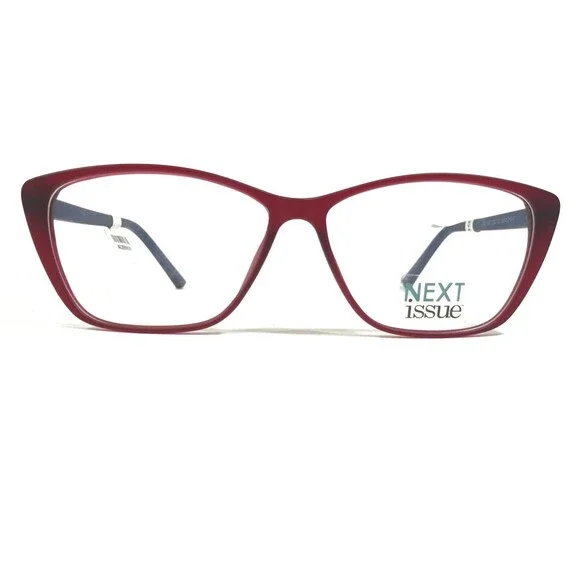 Next Issue AN 202 COL 30 Eyeglasses Frames Blue Red Square Cat Eye 56-13-140