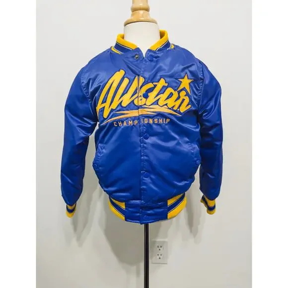 Black Pike Allstar Championship bomber jacket sz‎ 5-6 sportscore retro stretwear