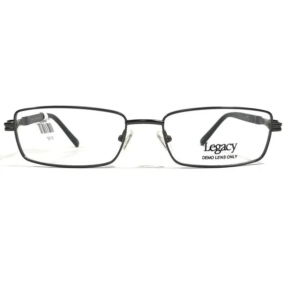 Legacy MM 1011 Eyeglasses Frames Black Gray Rectangular Full Rim 55-18-145