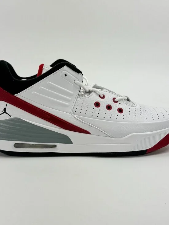 Jordan Max Aura 5 'White Black University Red' DZ4353-101 size 13