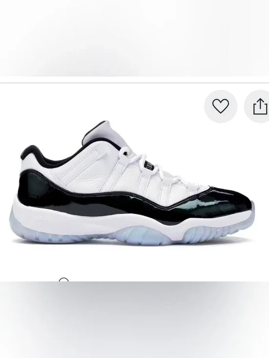 Nike Air Jordan 11 Retro Low Iridescent Sneakers Size 12