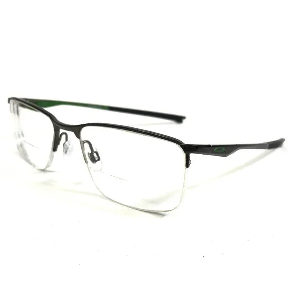 Oakley Eyeglasses Frames Socket 5.5 OX3218-0254 Satin Pewter Half Rim 54-18-138