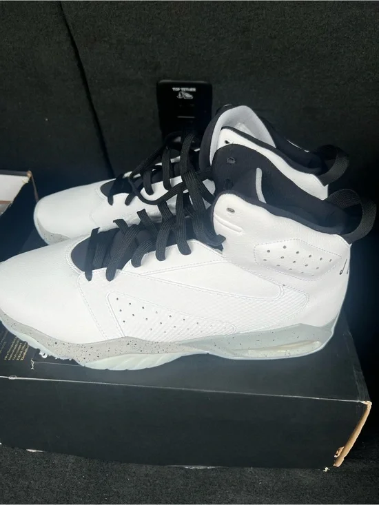 Nike Air Jordan Retro Lift Off Mid Shoes White Black AR4430-101 Men's Size 14