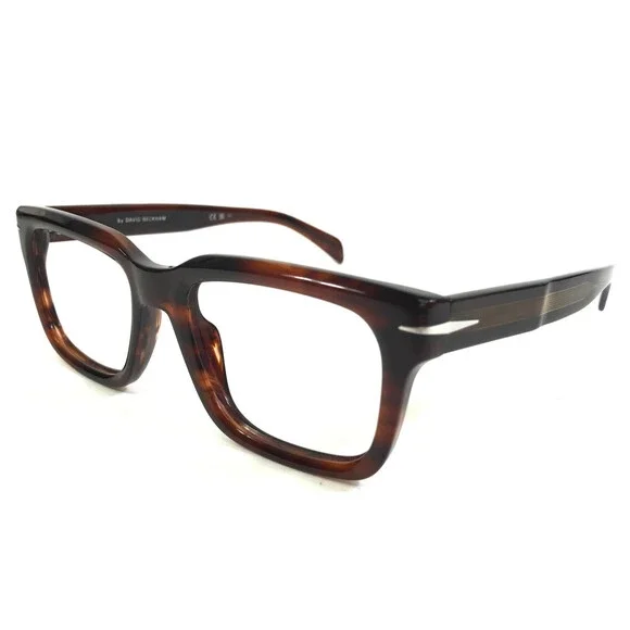 David Beckham Eyeglasses Frames DB7107 ASA Tortoise Square Full Rim 53-19-145