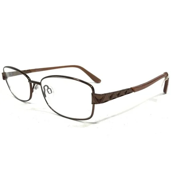 Roberto Steffani RSS 07 COL 10 Eyeglasses Frames Brown Rectangular 53-16-135