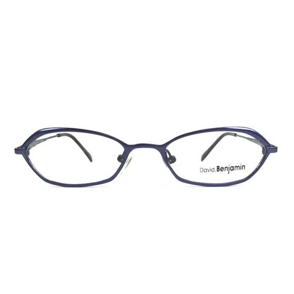 David Benjamin Petite Eyeglasses Frames DB-114 C3 Blue Oval Full Rim 45-17-135