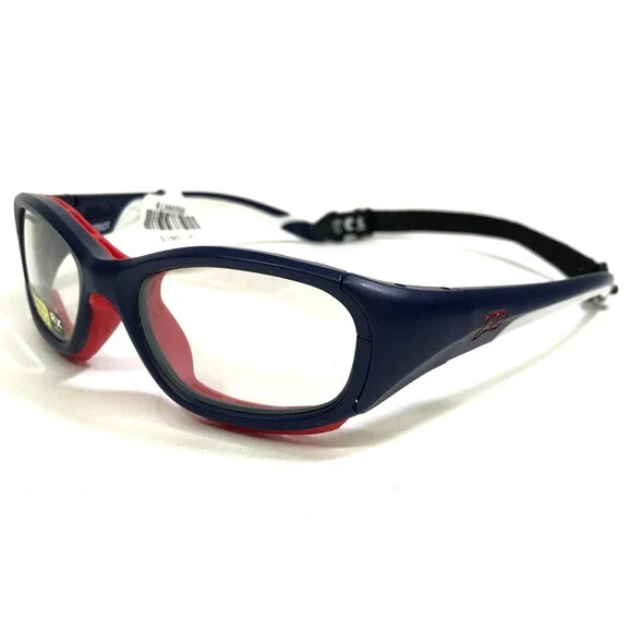 Rec Specs Athletic Goggles Frames SLAM PATRIOT Matte Navy Blue Red 52-17-130