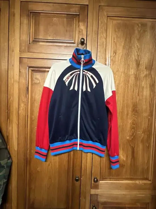 Gucci Guccify Yourself Bow-Applique Jersey Track Jacket