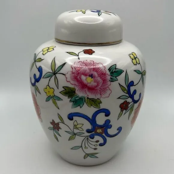 Andrea by Sadek vintage ginger jar floral