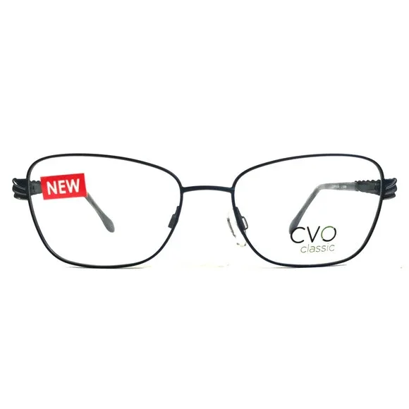 Clear Vision Eyeglasses Frames ELIZA AZURE BLUE Cat Eye Wire Rim 51-16-130
