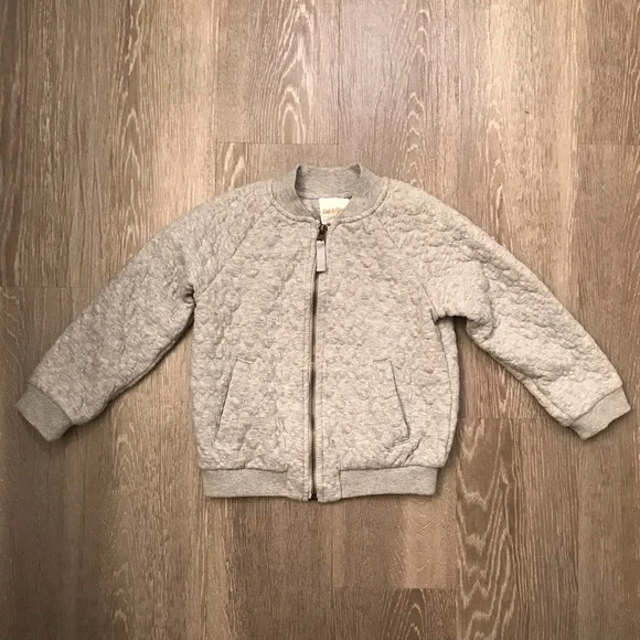 Cat & Jack Full Zip Quilted Bomber Jacket‎ Little Boy’s Size XS (4/5)​