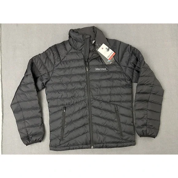 Marmot Men's Highlander 700-fill Down Puffer Jacket Medium Black NEW! $225!