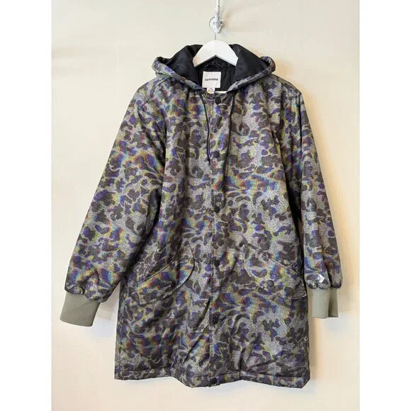 Converse Holographic Camouflage Hooded Jacket Medium
