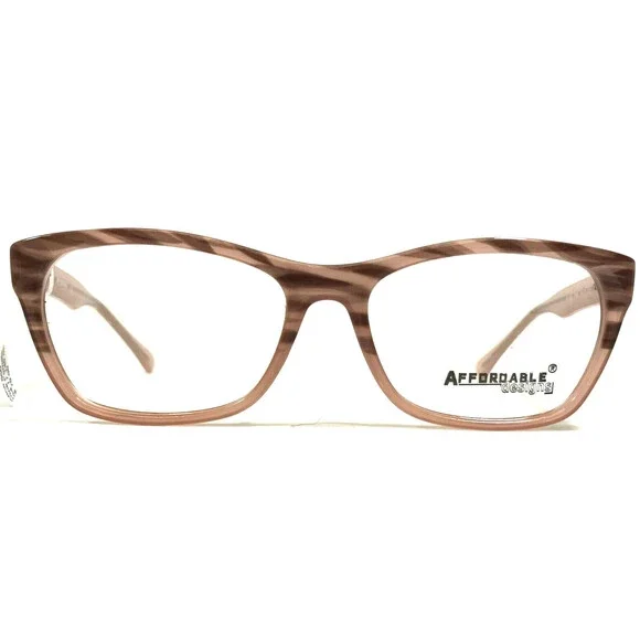 Affordable Designs Eyeglasses Frames ALICE PINK Cat Eye Full Rim 54-17-145