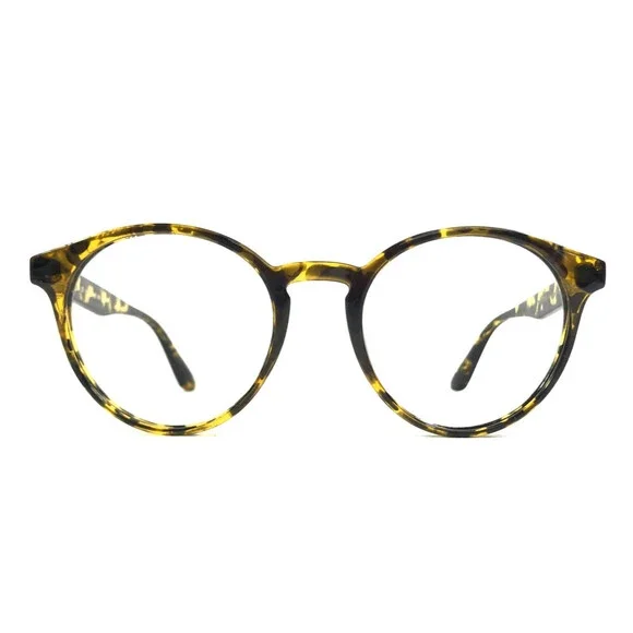 Blenders Eyeglasses Frames SLIM TIGER Yellow Tortoise Round Full Rim 50-23-145