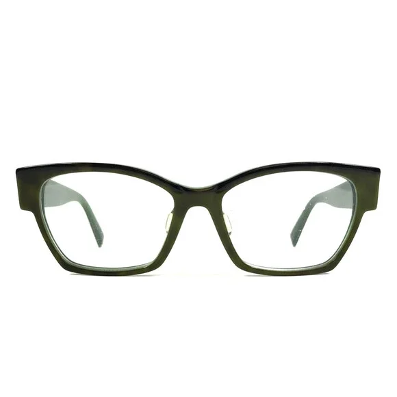 Seraphin Eyeglasses Frames HENNEPIN Green Tortoise Cat Eye Full Rim 51-17-140