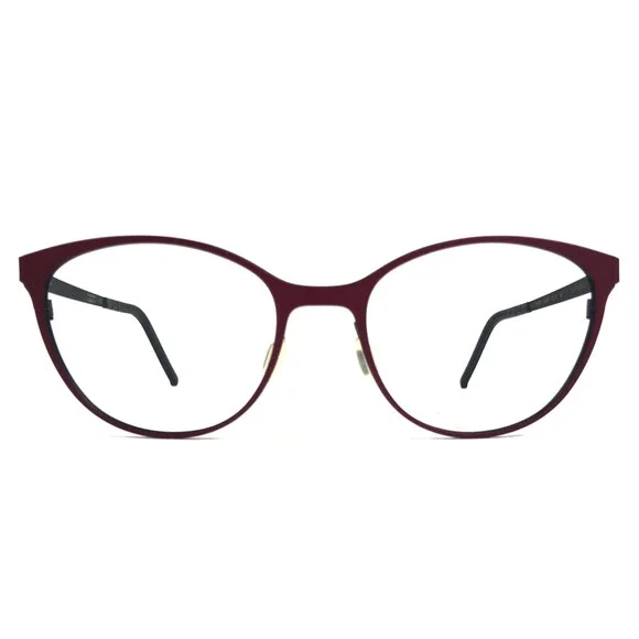 Blackfin Eyeglasses Frames BF808 WINDSOR COL.757 Black Red Cat Eye 52-18-145
