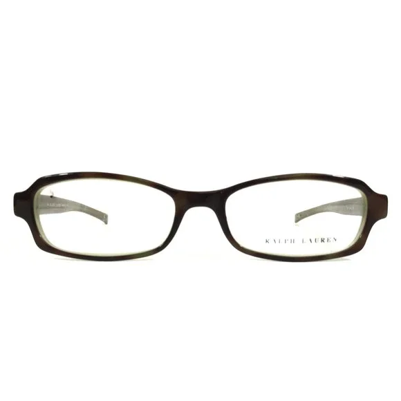 Vintage Ralph Lauren Eyeglasses Frames RL1406 FR7 Brown Tortoise Green 48-16-130