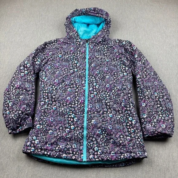 Columbia Jacket Youth Girls XL 18-20 Purple Magic Mile‎ Insulated Hooded Coat