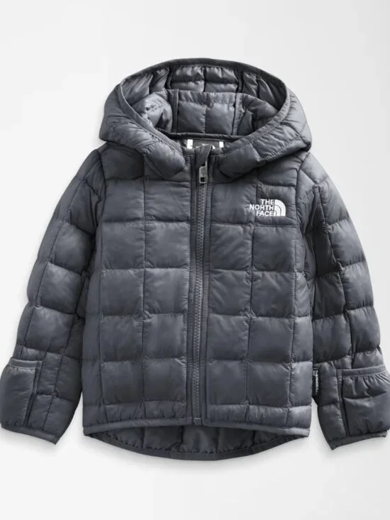 The North Face Kids' Thermoball Hooded Full Zip Jacket Size 12 - 18M Gray
