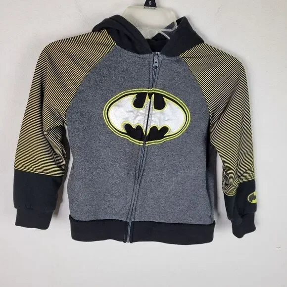 DC Comics Batman Zipper Front Hooded Jacket‎