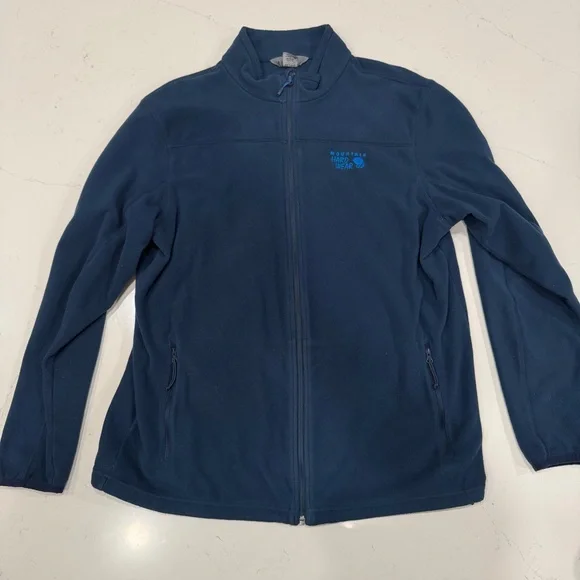 Mountain Hardwear Men’s Full Zip Fleece Jacket Blue - XL