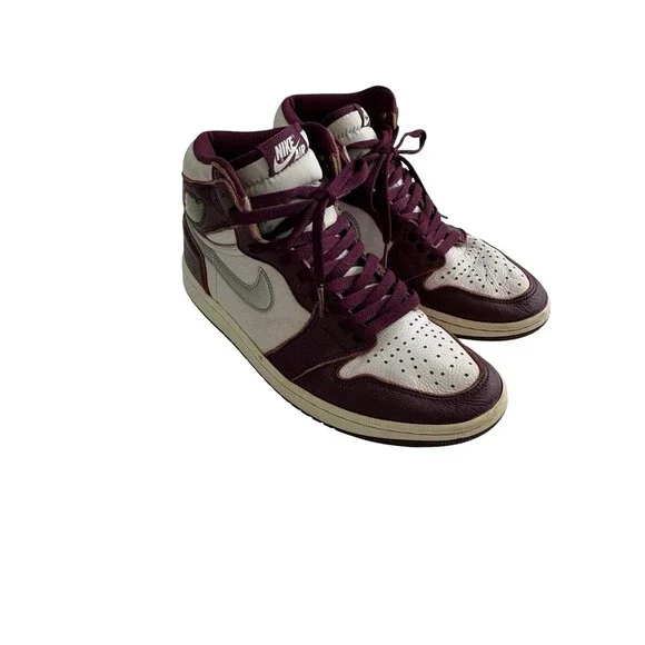 Jordan Air Jordan 1 Retro High OG Bordeaux Burgundy White 555088-611 NO INSOLES