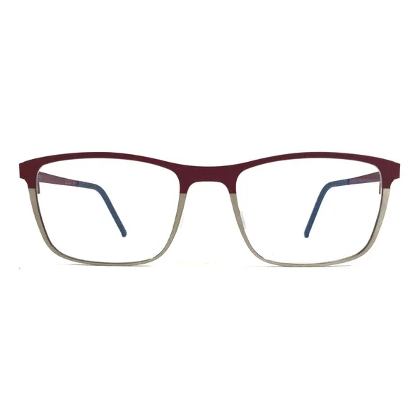 Blackfin Eyeglasses Frames HAMMOND BF818 COL.816 Red Gold Rectangle 54-19-145