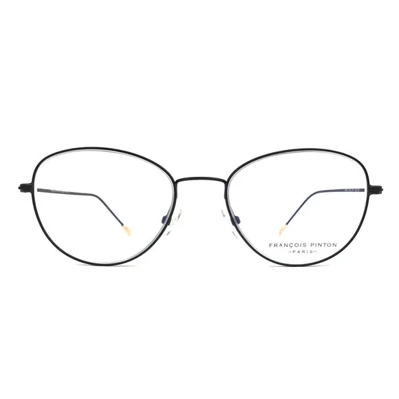 Francois Pinton Eyeglasses Frames AIR 1 019 Matte Black Wire Rim 52-18-148