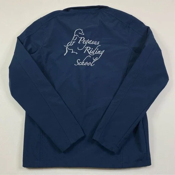 Pegasus Riding School Soft Shell‎ Jacket Youth XL Equestrian Horse Embroidered