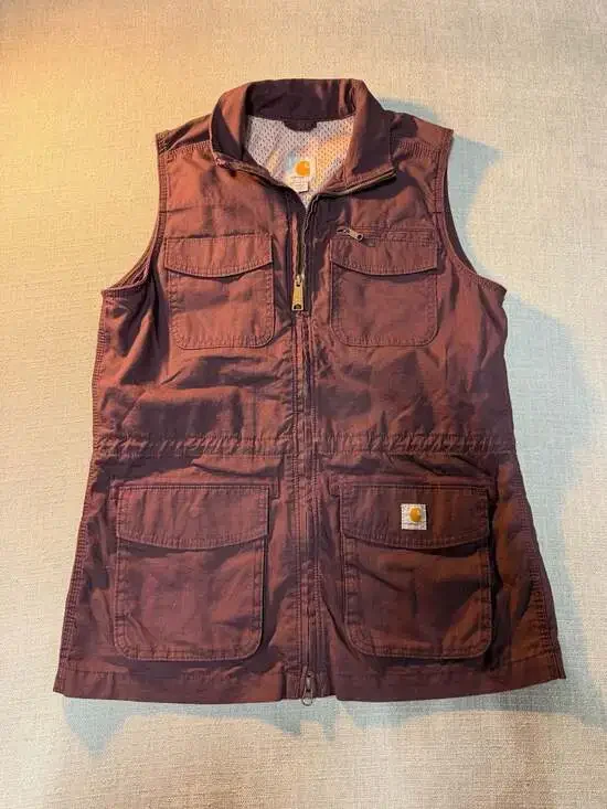 Carhartt Women's Utility Cargo Vest in Purple