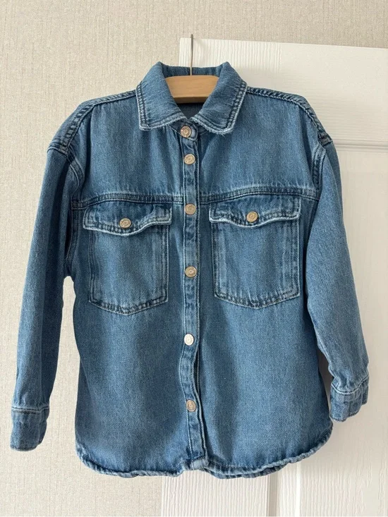 Zara Blue Kids Denim Jean Jacket