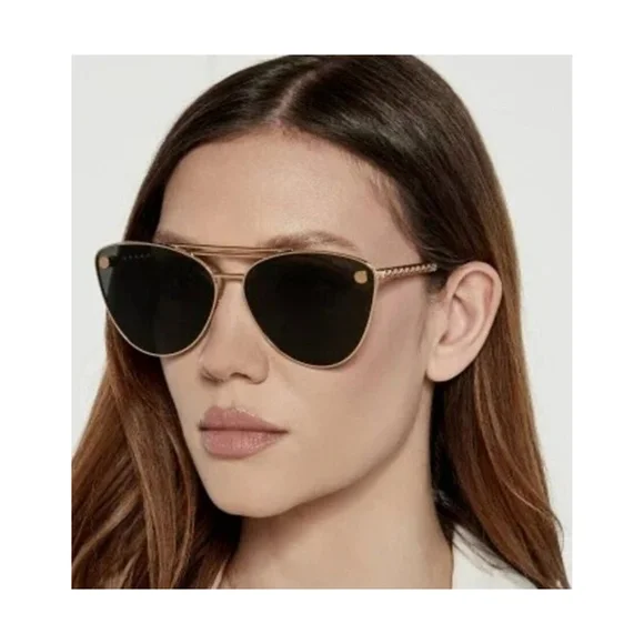 NWT Versace VE2267 Gold Dark 64mm Eyeglasses