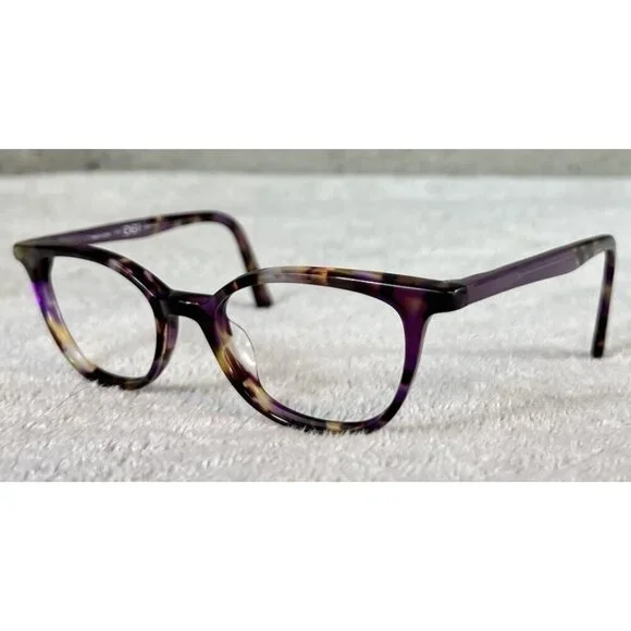 OGI HERITAGE 7162 2010 Round Purple Tortoise Pearl Eyeglasses Frames 47-17-135