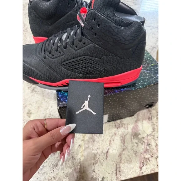 Jordan Air Jordan 3LAB5 Mens Size 13 Black Infrared NEW Elephant Print