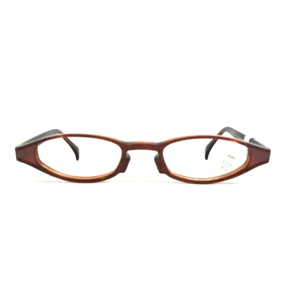 ogi Petite Eyeglasses Frames MOD. A7053 COL. 171 Brown Oval Full Rim 44-20-140
