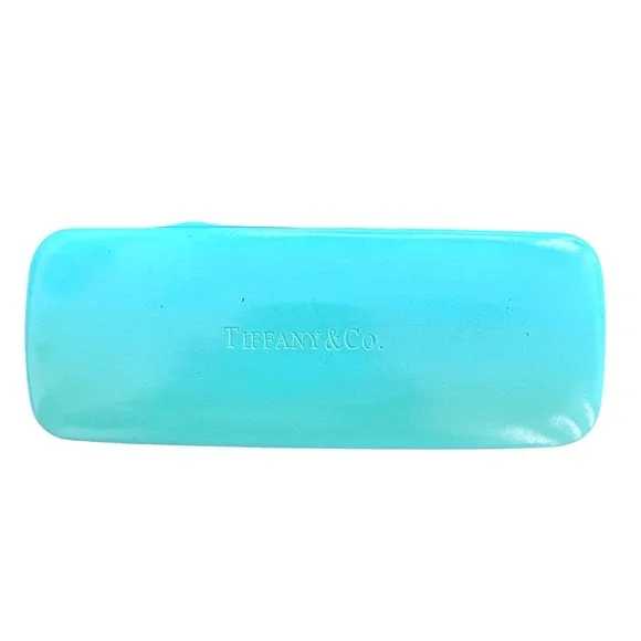 Tiffany & Co Blue‎ Hard Clamshell Eyeglass Sunglasses Case Womens