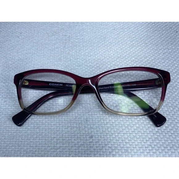 Coach HC 6089 5484 51-16-135 Red Sand‎ Gradient Full Rim Eyeglasses Frame