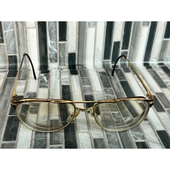 Essence 465 Gold‎ Glasses 155 Frame Made in italy
