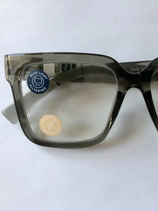New Peepers Smoke Vaughan Blue Light Filtering Glasses - No Strength‎