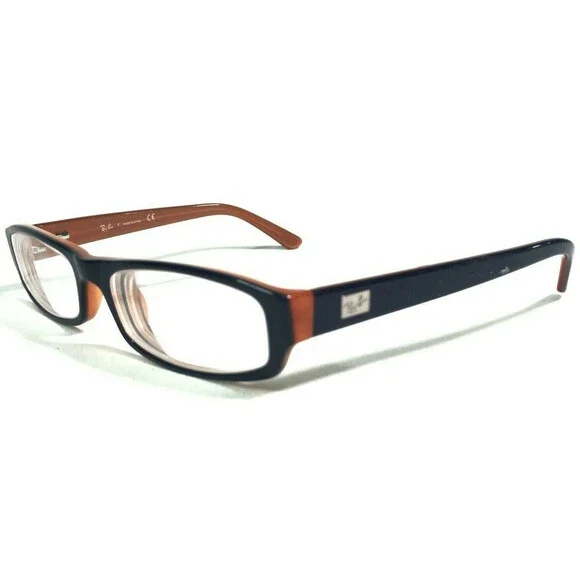 Ray-Ban Eyeglasses Frames RB5127 2294 Navy Blue Orange Rectangular 50-16-135