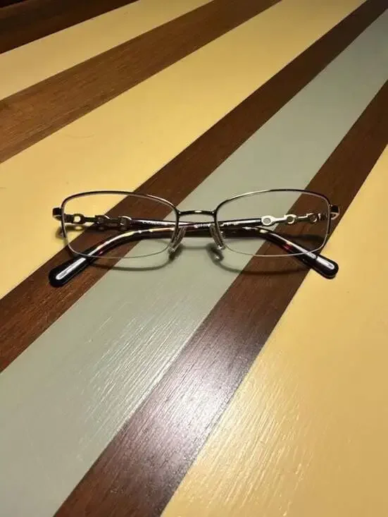 Coach HC5097 Rectangle Eyeglasses in Light Gold and Tortoise