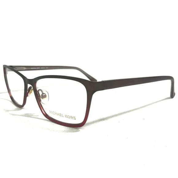 Michael Kors Eyeglasses Frames MK343 273 Brown Red Square Cat Eye 53-15-140