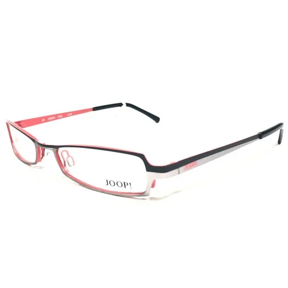 Joop! Eyeglasses Frames Mod.83062-521 Black Pink Silver Rectangular 50-17-135