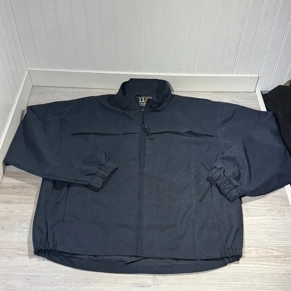 5.11 Tactical Series Jacket Mens L‎ Black Windbreaker Concealed Carry