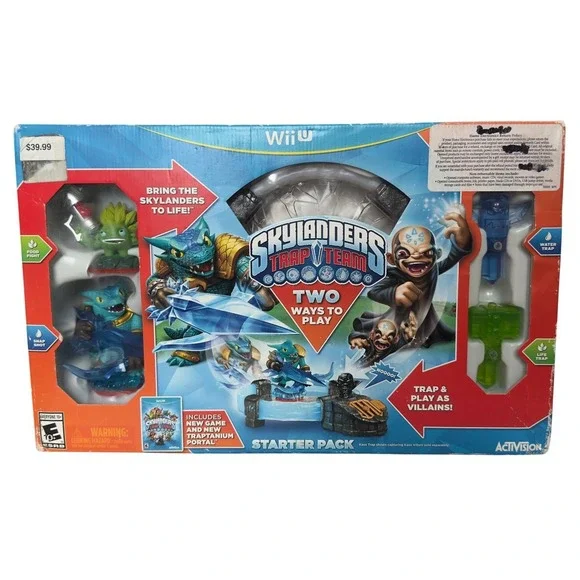 Skylanders Trap Team Starter Pack Nintendo Wii U 2014 New READ
