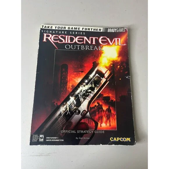 Resident Evil: Outbreak Official Strategy Guide Book w/Foldout Poster